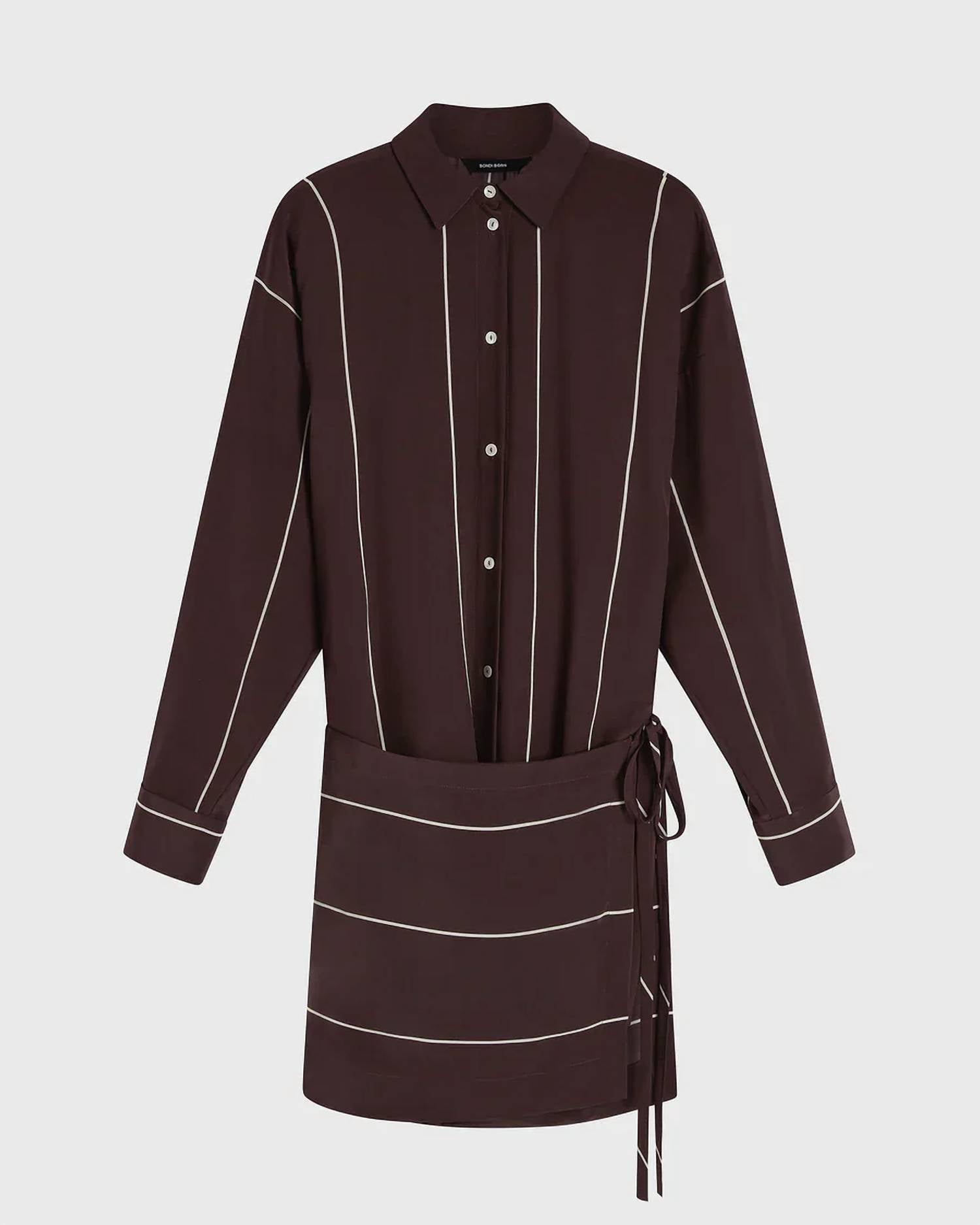 Bondi Born - Orta Silk Wrap Mini Dress