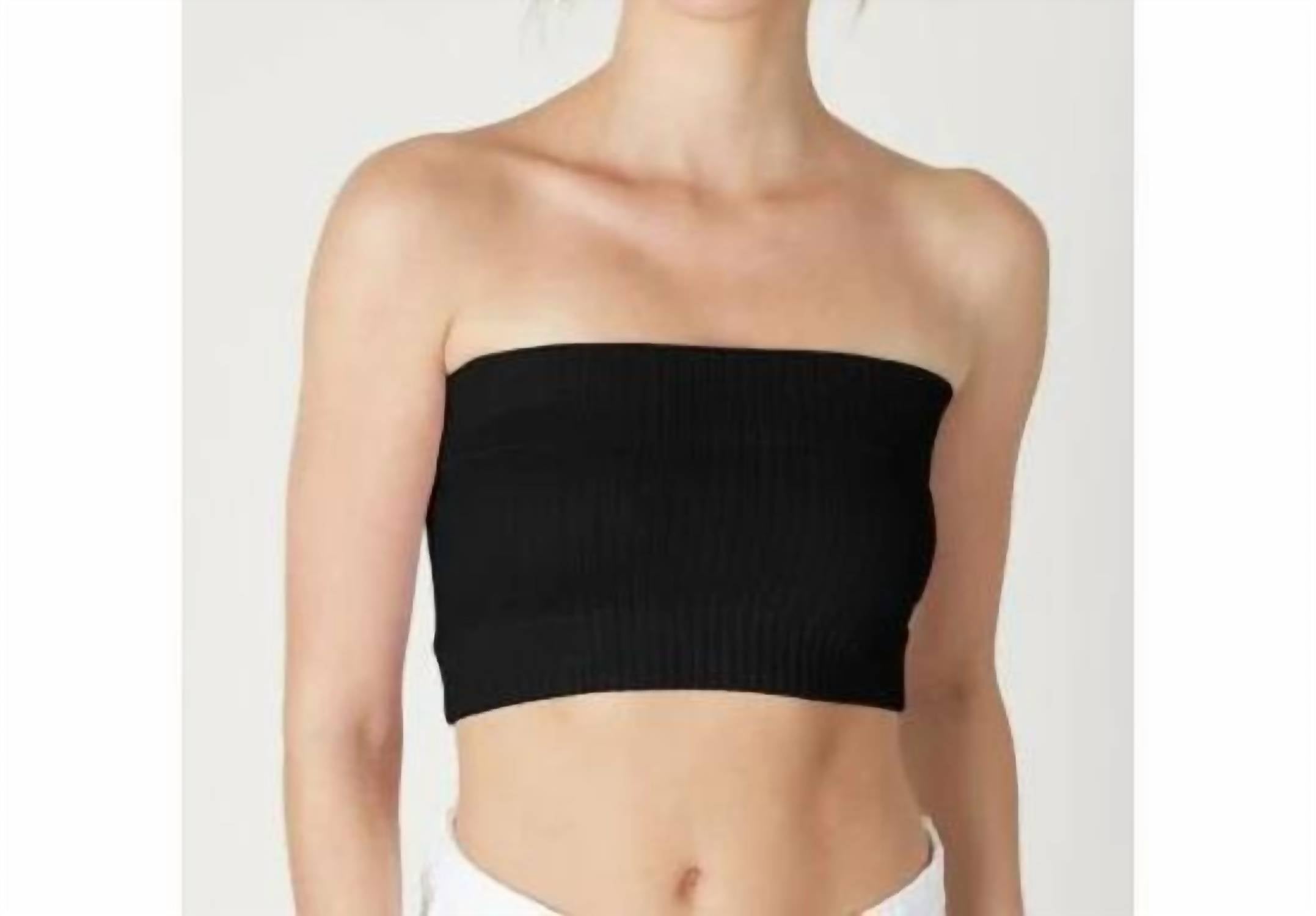 Nikibiki - Seamless Ribbed Bandeau Top
