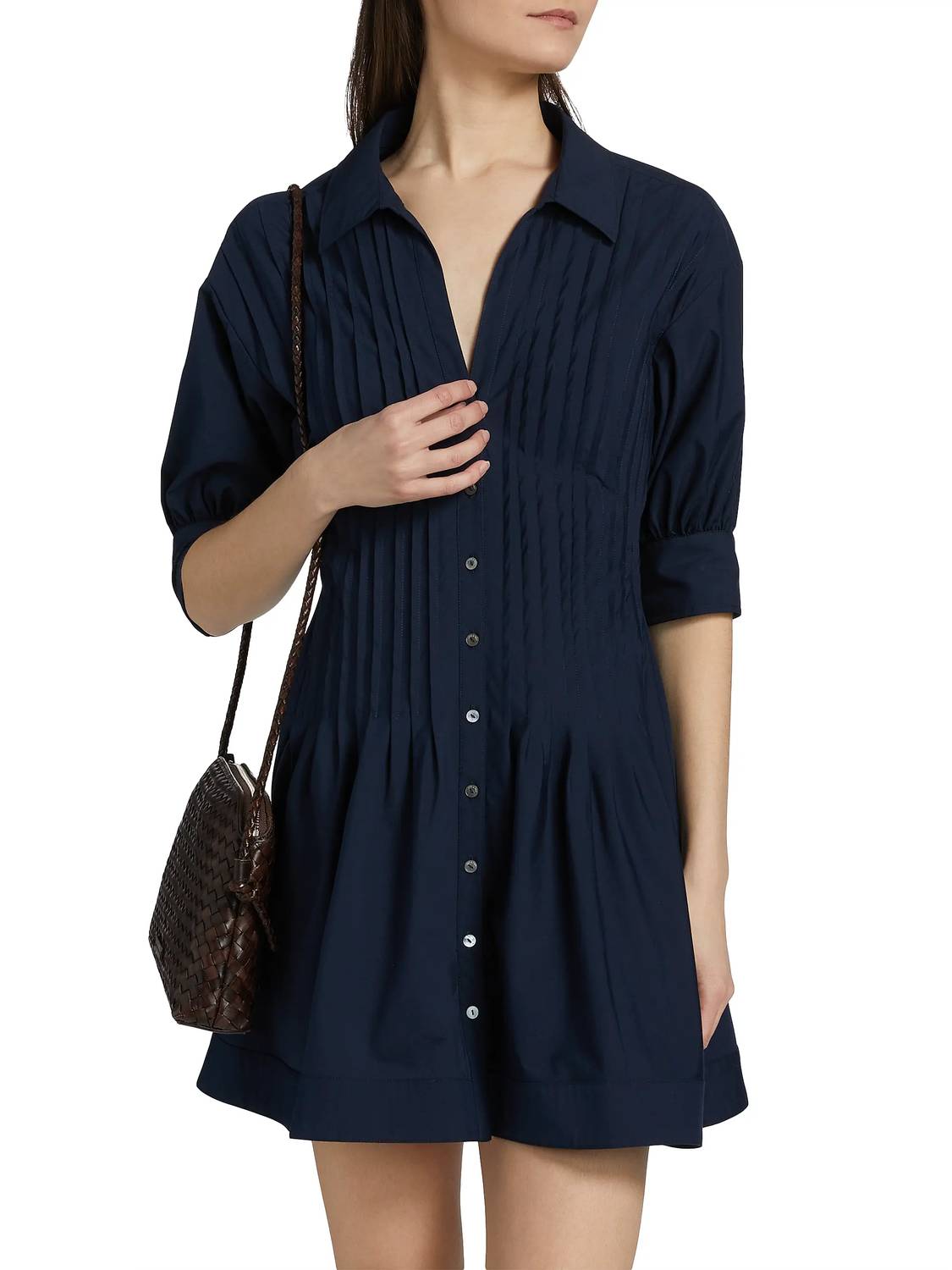 cinq a sept MONTY DRESS in navy - women's dress