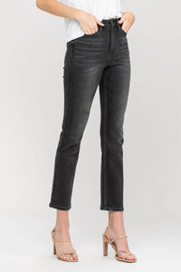 Vervet By Flying Monkey - Victoria Stretch Straight Ankle Jean