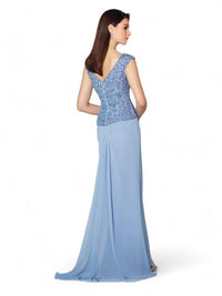Cameron Blake - CHIFFON SLIM A-LINE GOWN