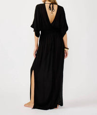 Lovestitch - Bohemian Kimono Sleeve Maxi Dress