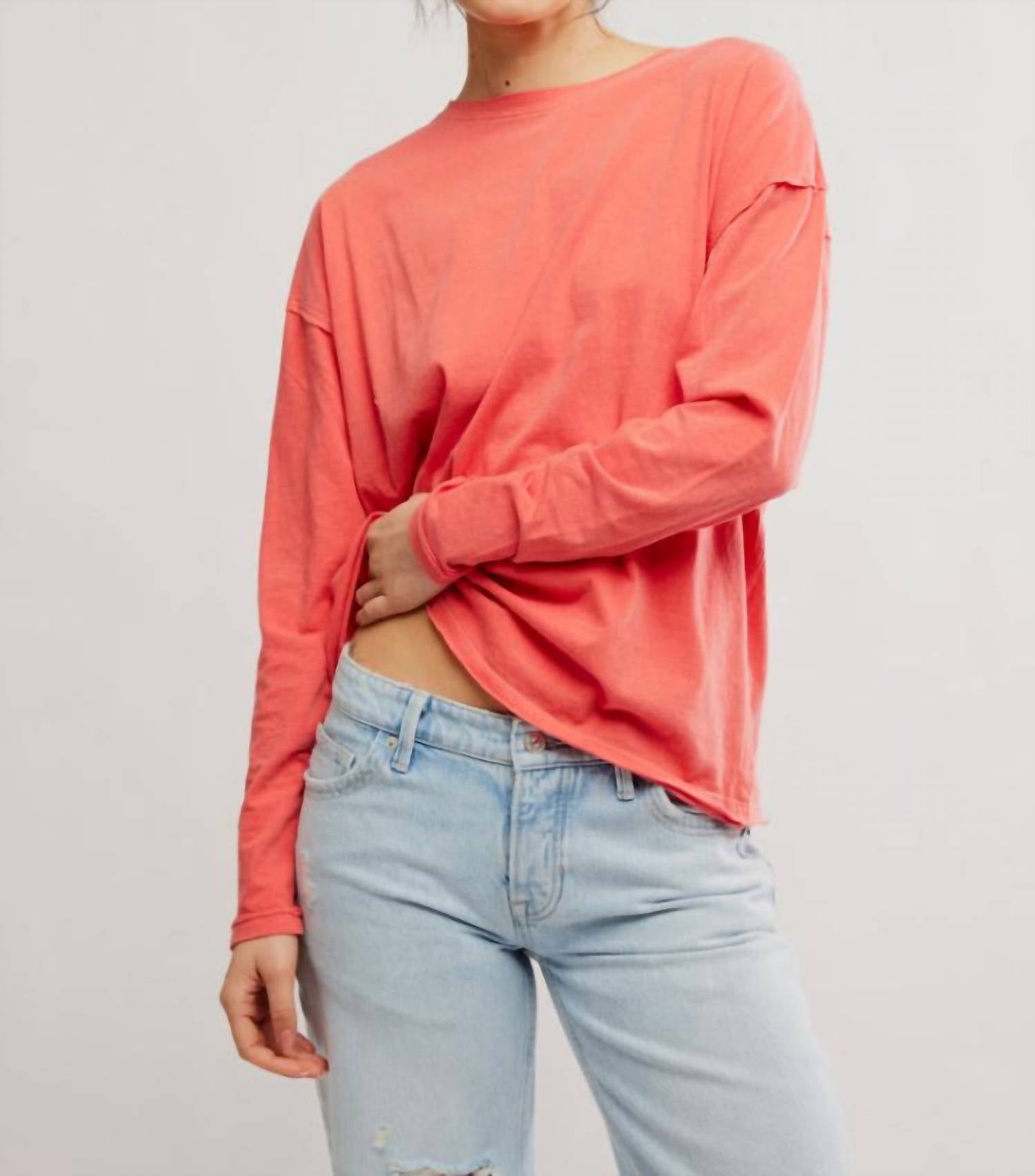 Free People - Nina Long Sleeve Tee