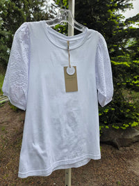 Soya Concept - Women's Eyelet Sleeve Tee