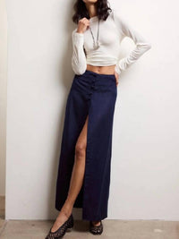 Onia - High Slit Maxi Skirt