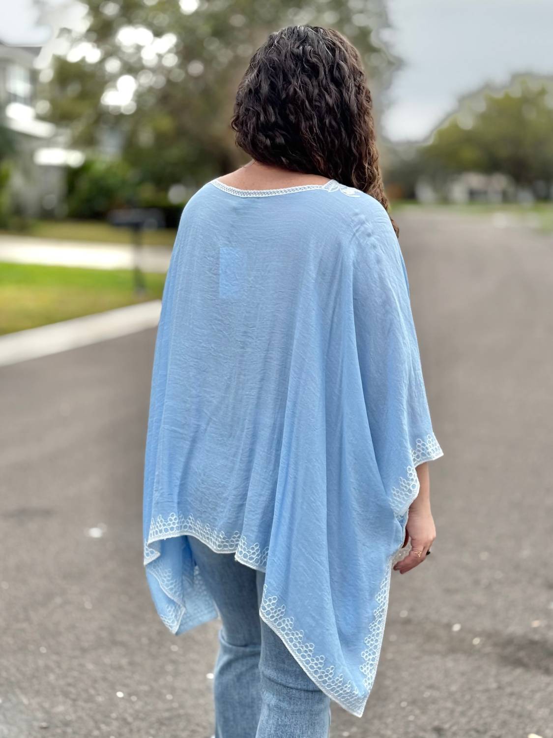 Coco + Carmen - Amaryllis Poncho Top