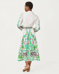 Lilly Pulitzer - LUANNE STRETCH MIDI SHIRTDRESS