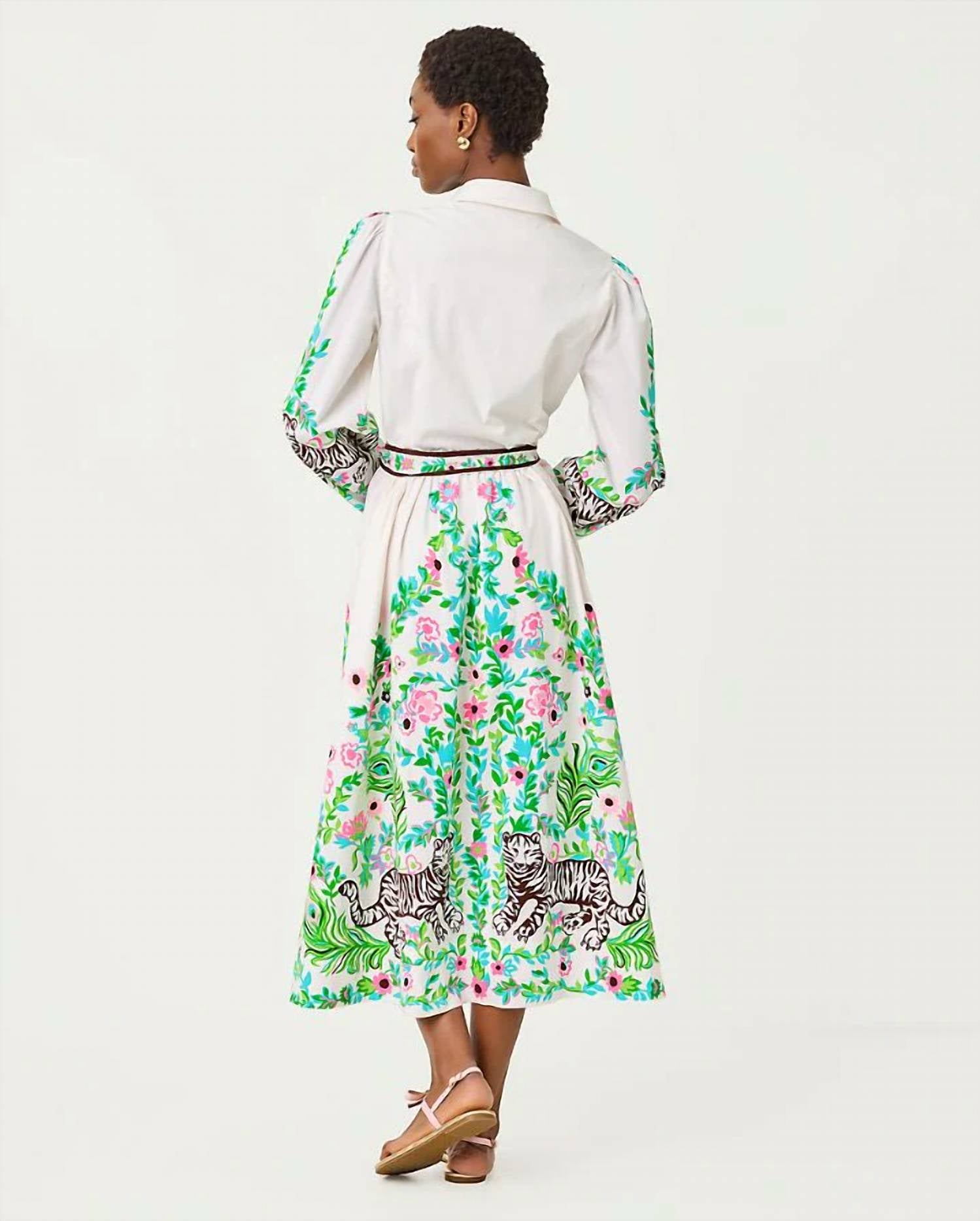 Lilly Pulitzer - LUANNE STRETCH MIDI SHIRTDRESS