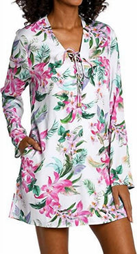 La Blanca - Mystic Palms Tunic Swim Cover Up