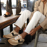 Dolce Vita Women's B.ntcd Sneakers in multi tan - women's sneaker - detail view