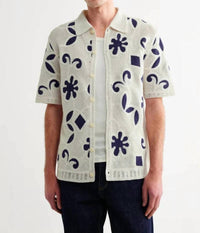 Wax London - Doodle Crochet Porto Polo Shirt