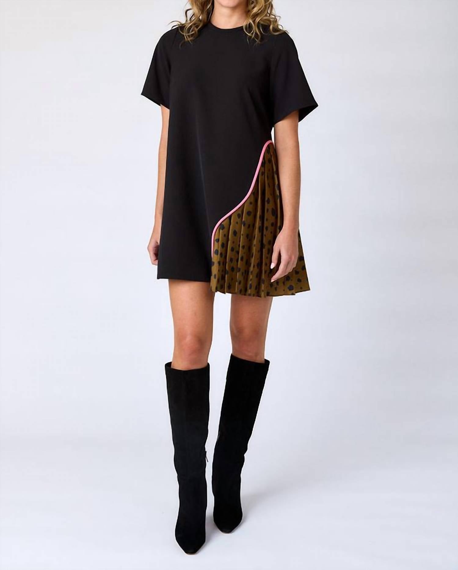 Crosby by Mollie Burch Graham Dress in black ink - women's dress - alternate view