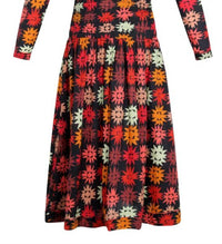 CAROLINA K Malika Long-sleeve Midi Dress in tabbi brown - women's dress - alternate view