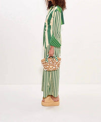 Simon Miller - Toni Poplin Wide Leg Cropped Pant