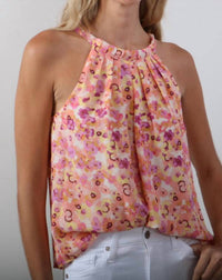 Veronica M - Pleated Halter Top