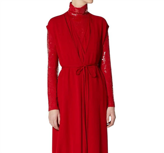 Valentino - Embroidered Stretch Tulle Top