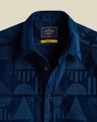 Portuguese Flannel - Men's Geometric Chenille Shirt