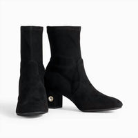 Stuart Weitzman - Women's Allshine 60 Crystal-Embellished Suede Ankle Boots