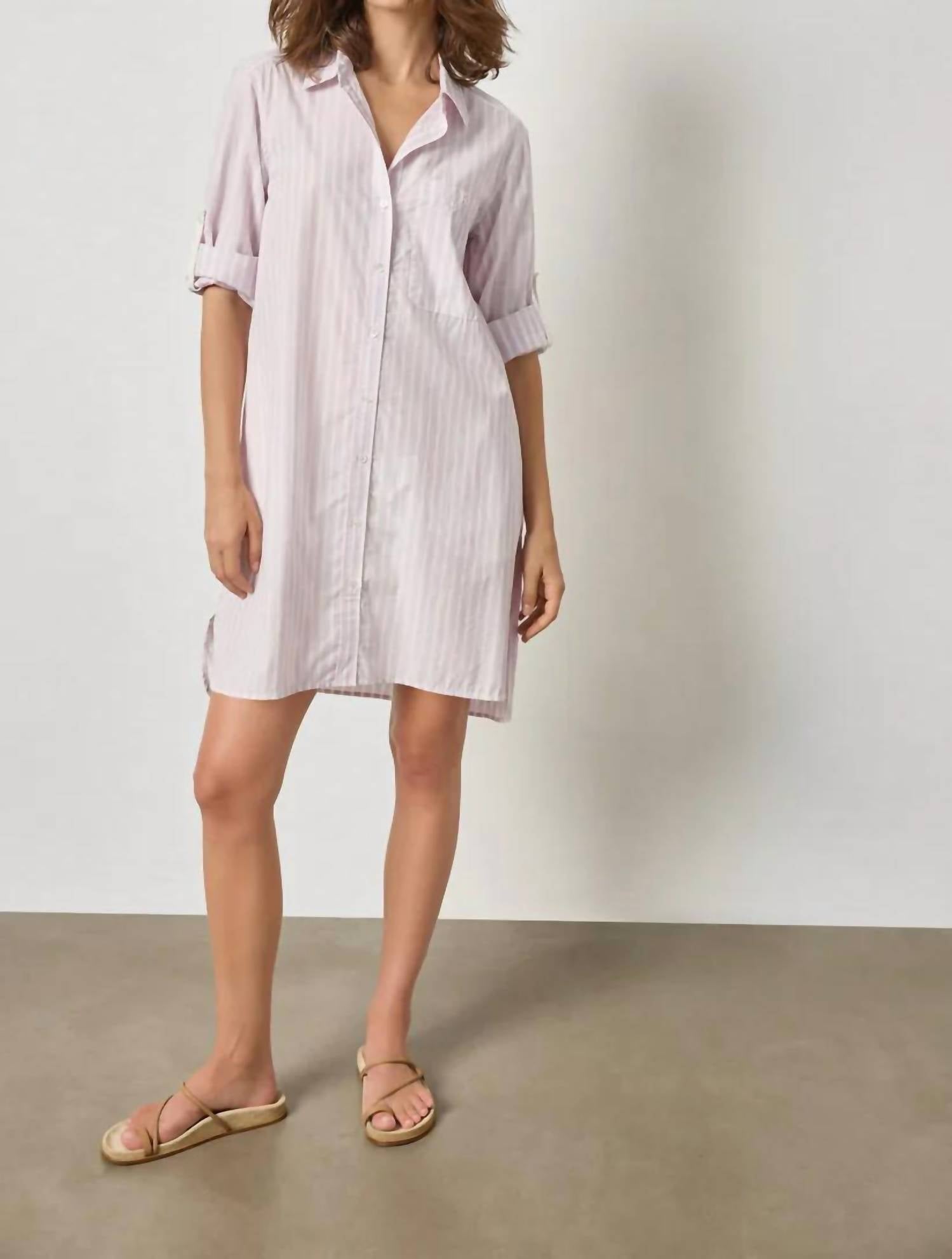Lilla P - Stripe Collared Shirtdress