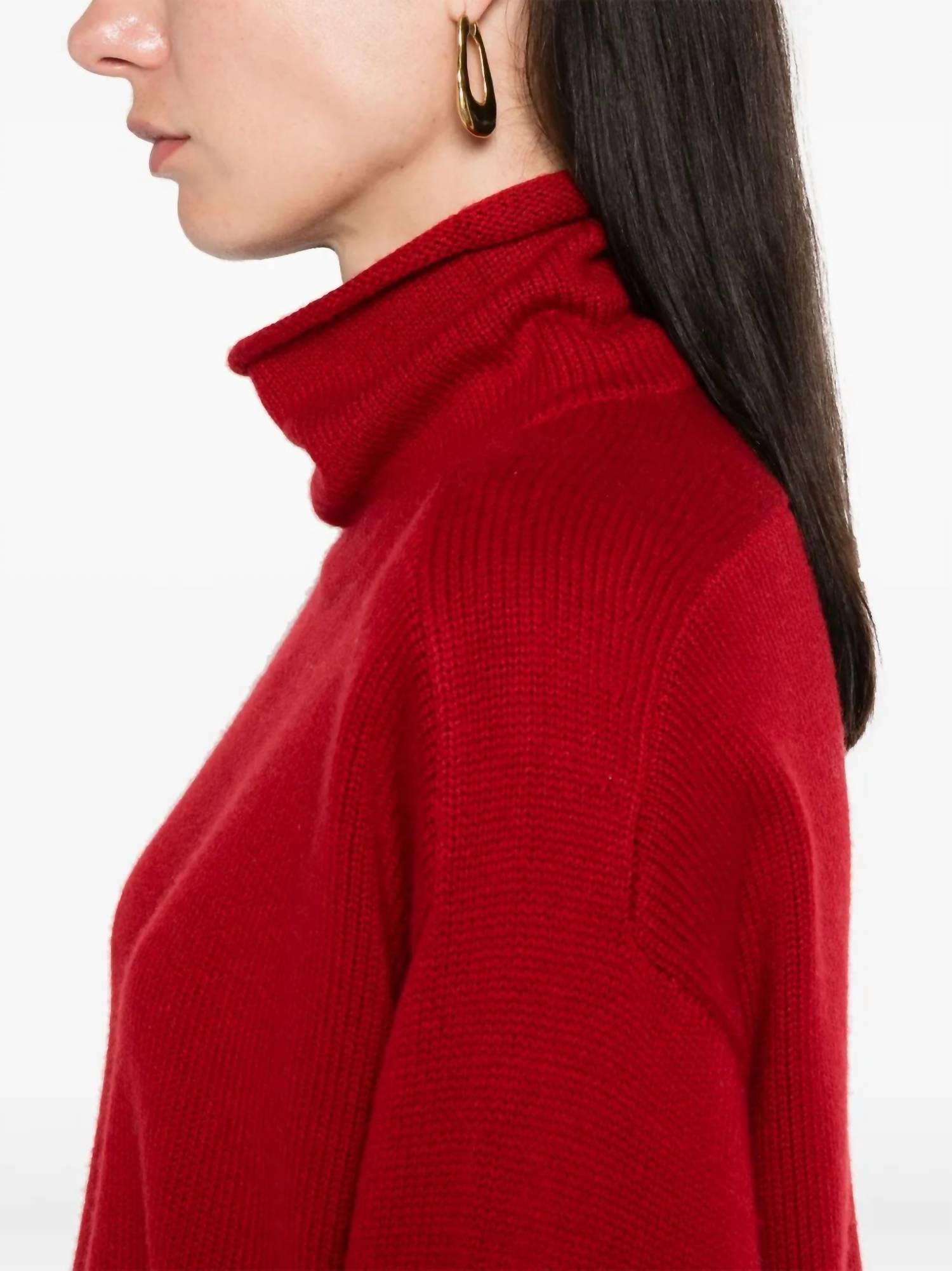 Loulou De Saison - Women's Luke Stand Collar Wool Cashmere Sweater