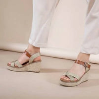 Xti - Women's Jute Wedge Sandals