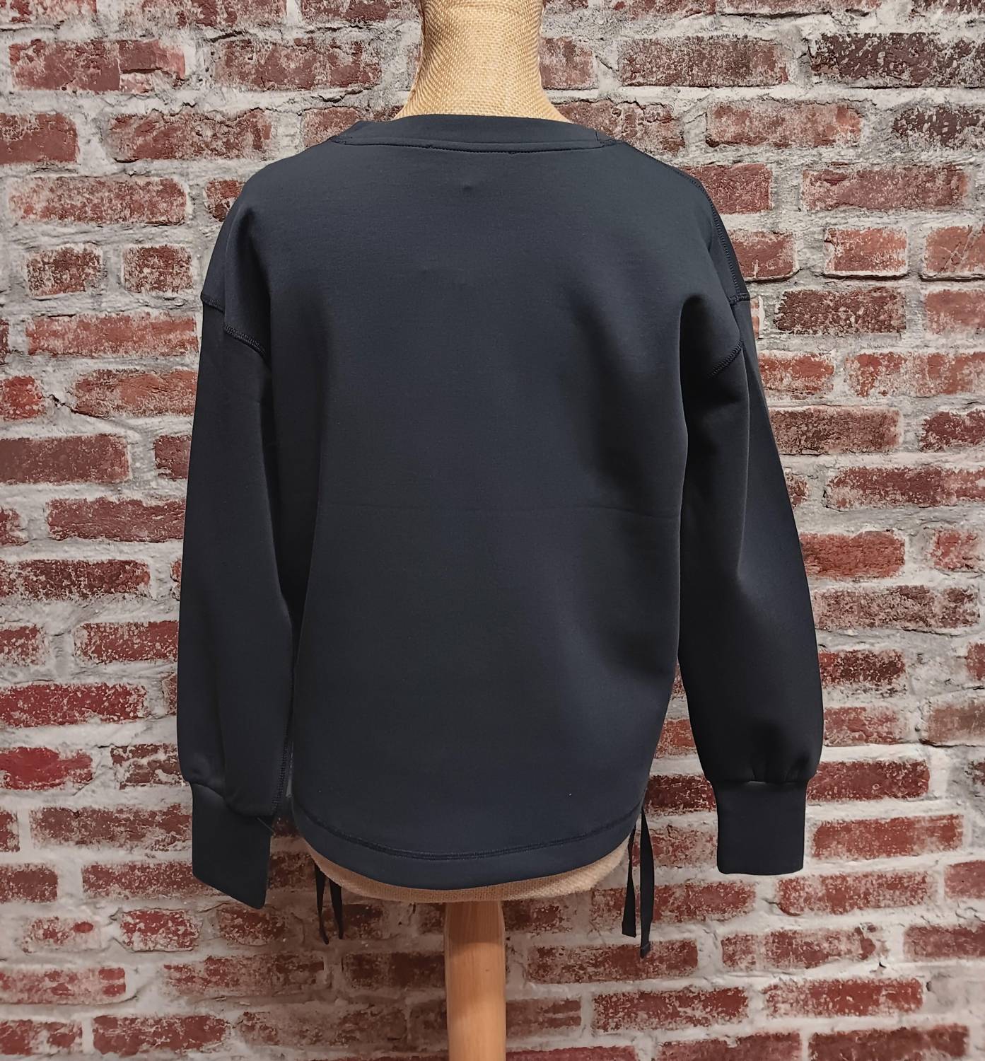 Keren Hart - Women's Long Sleeve Knit Drawstring Sweatshirt