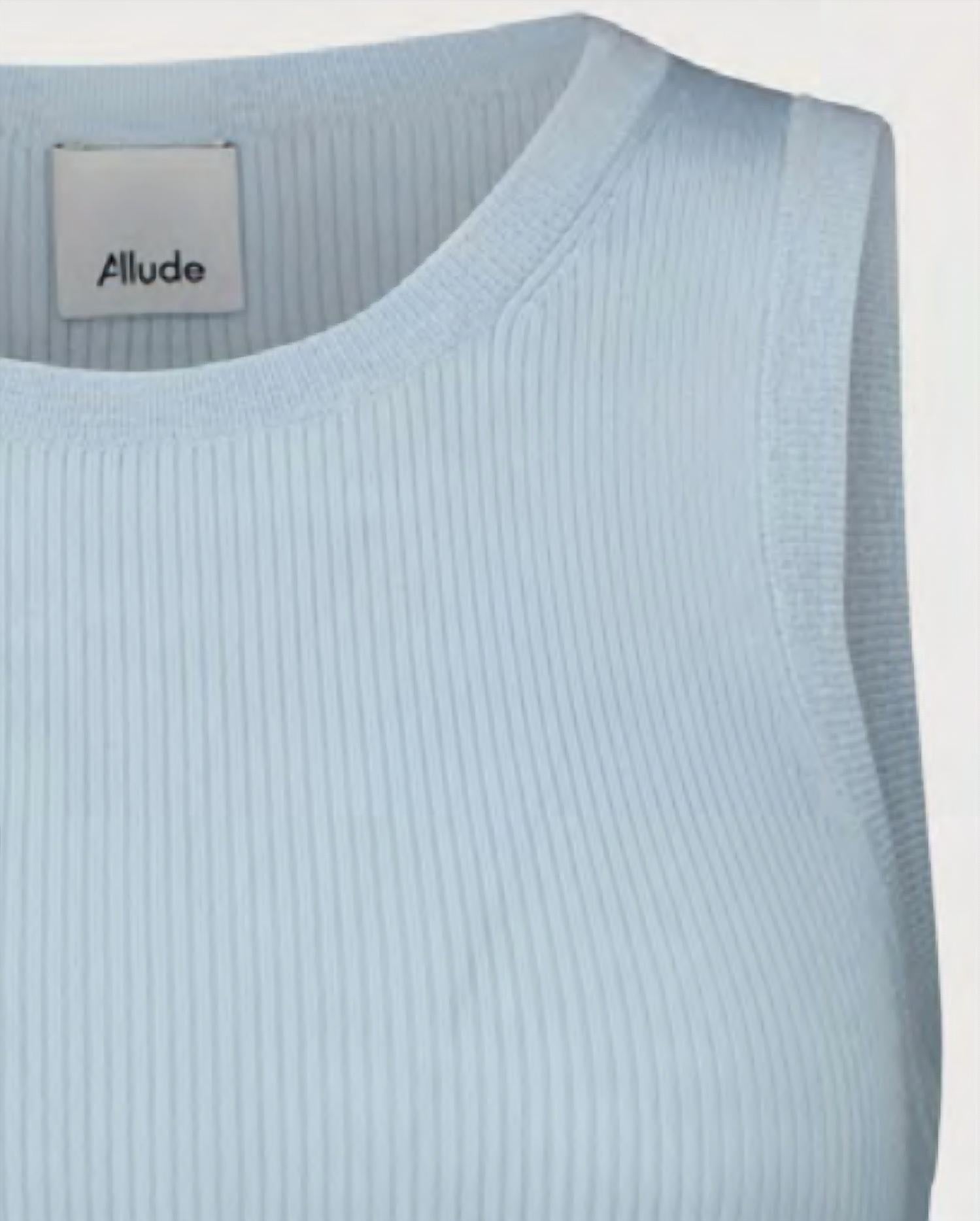 Allude - Women's Ribbed Tank Top