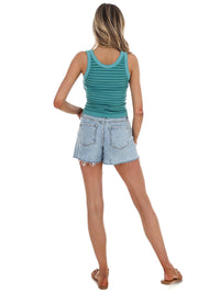 Nikibiki - Women's Double Take Stripe Ribbed Tank Top