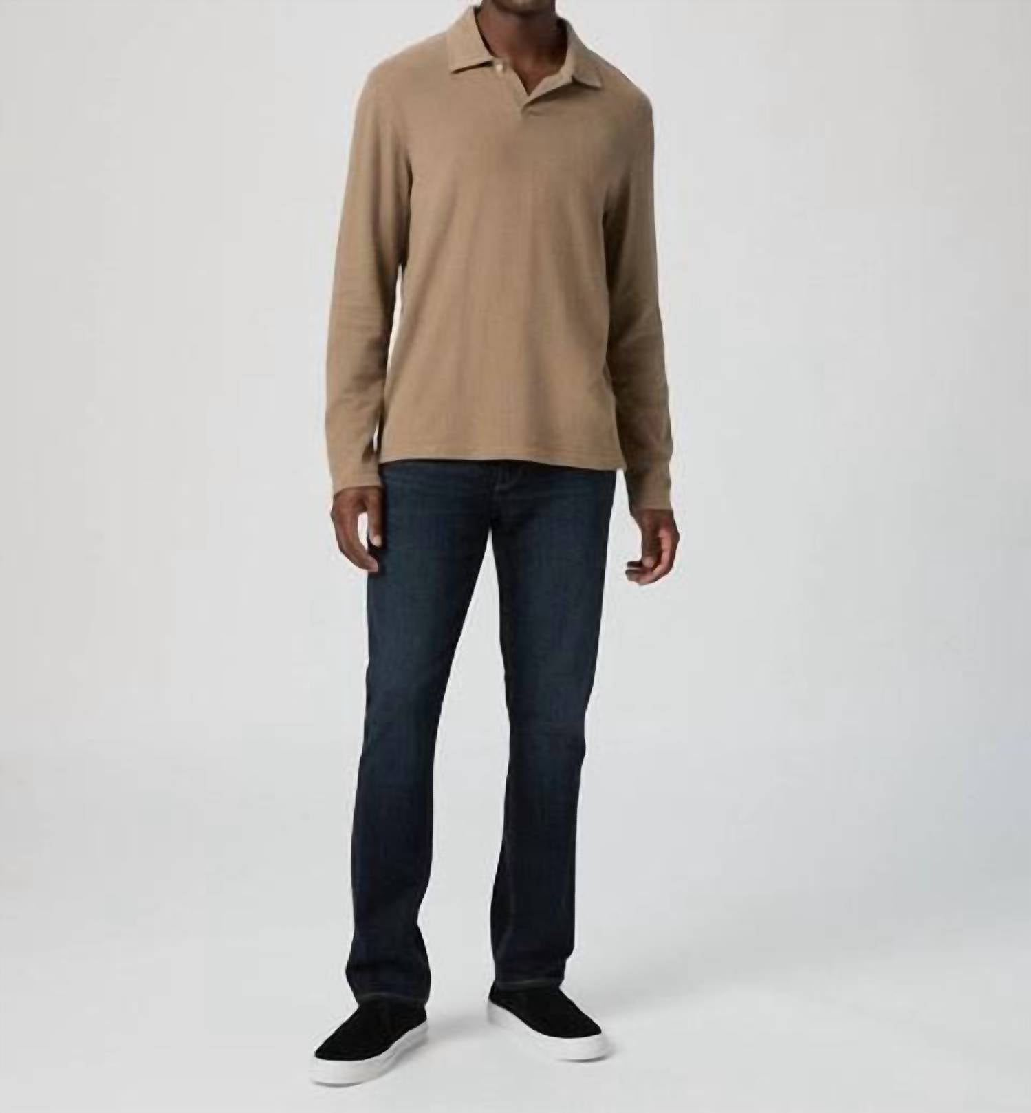 Paige Hammond Long Sleeve Polo in highlands - men's shirt - view 4