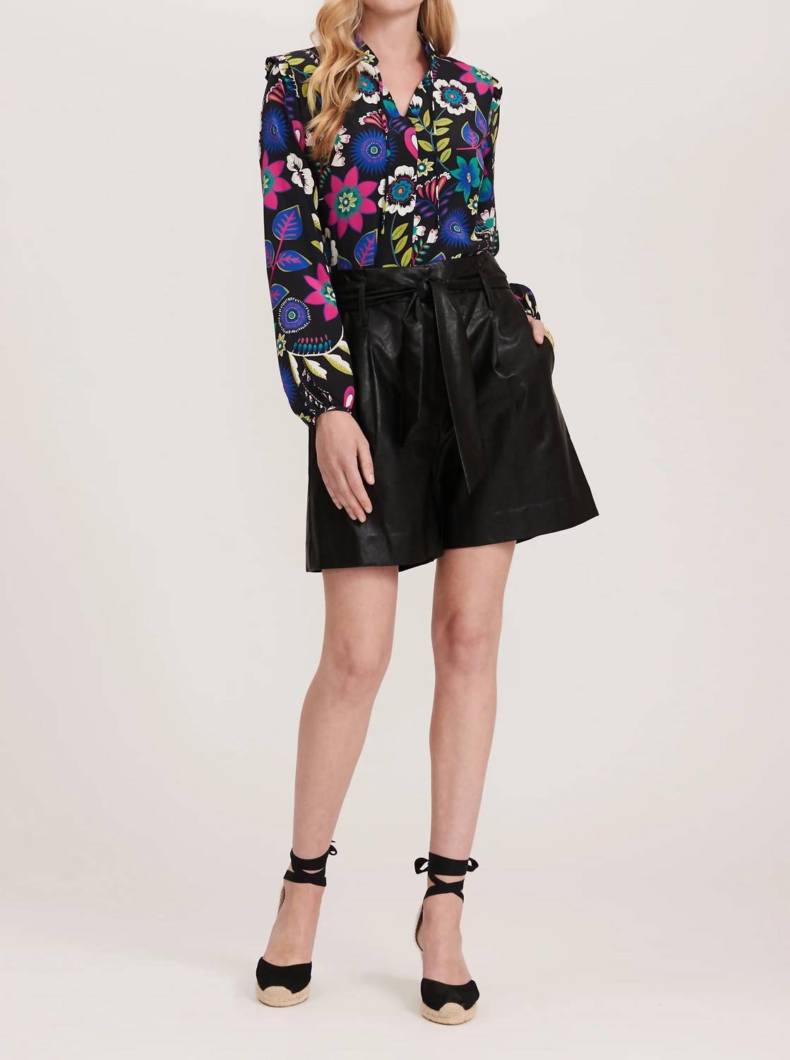 Maggie Silk Floral Blouse