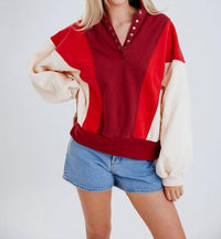 Papermoon - Emma Oversized Colorblock Sweatshirt