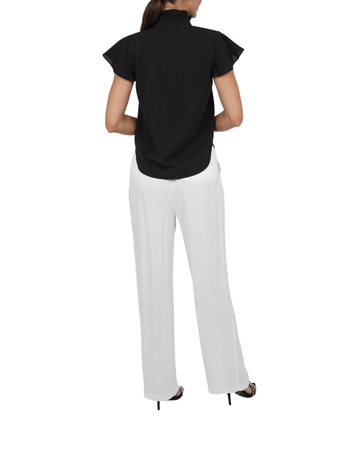 Love Token - Trixie Cascade Ruffled Sleeve Blouse