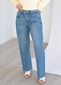 Just Black Denim - Stretch Slight Barrel Twist Jean