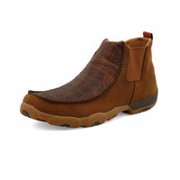 TWISTED X Men's Chelsea Driving Moc Shoes in brown - men's loafer