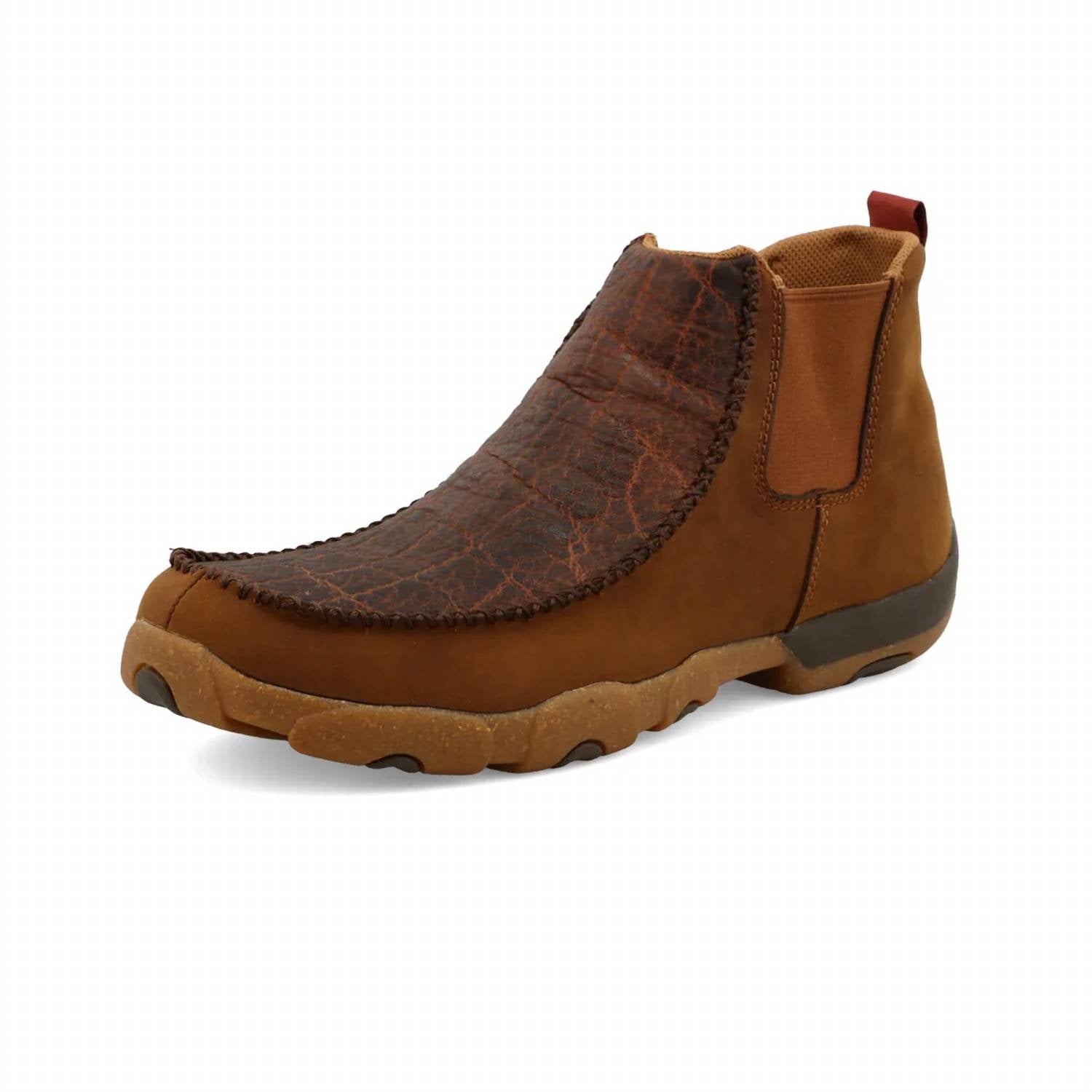 TWISTED X Men's Chelsea Driving Moc Shoes in brown - men's loafer