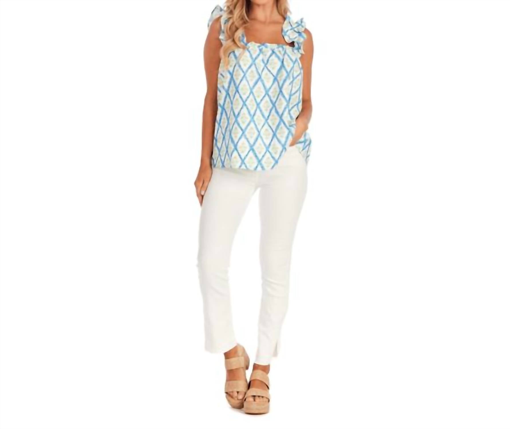 Mudpie - Charlie Ruffle Top