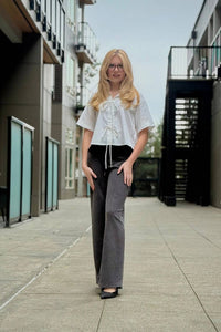 Elle Grey - Contrast Denim Jeans