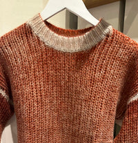 Autumn Cashmere - Women's Inked Open Crew Neck Sweater