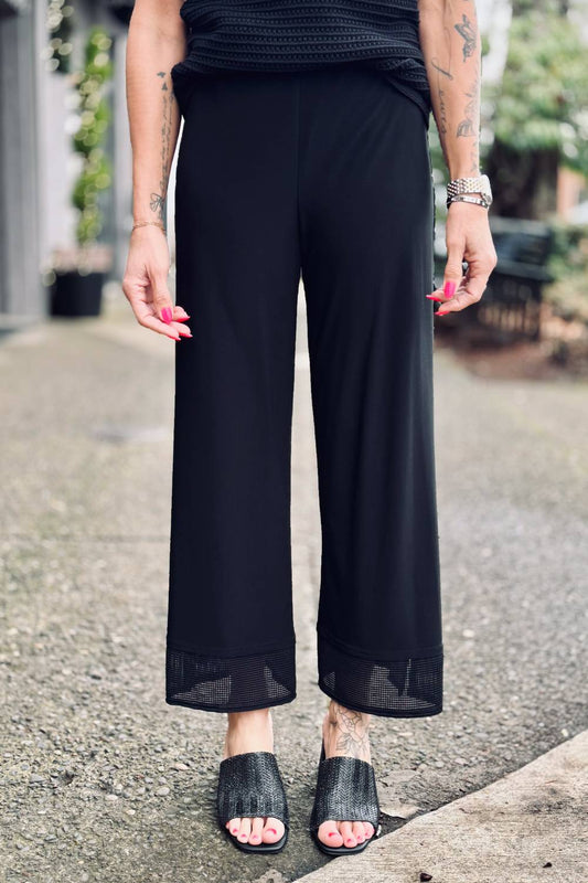 Joseph Ribkoff - High Waisted Wide-leg Trouser