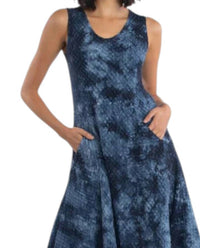 Luna Luz - Short Seersucker Dress