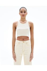 Slvrlake - Cropped Rib Tank