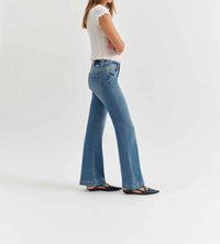 Daze - Heartbreaker Mid Rise Flare Jeans