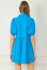 Entro - Bubble Sleeve Mini Dress