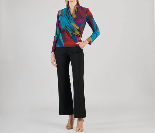 Clara Sunwoo - V-neck Draped Pleat Top