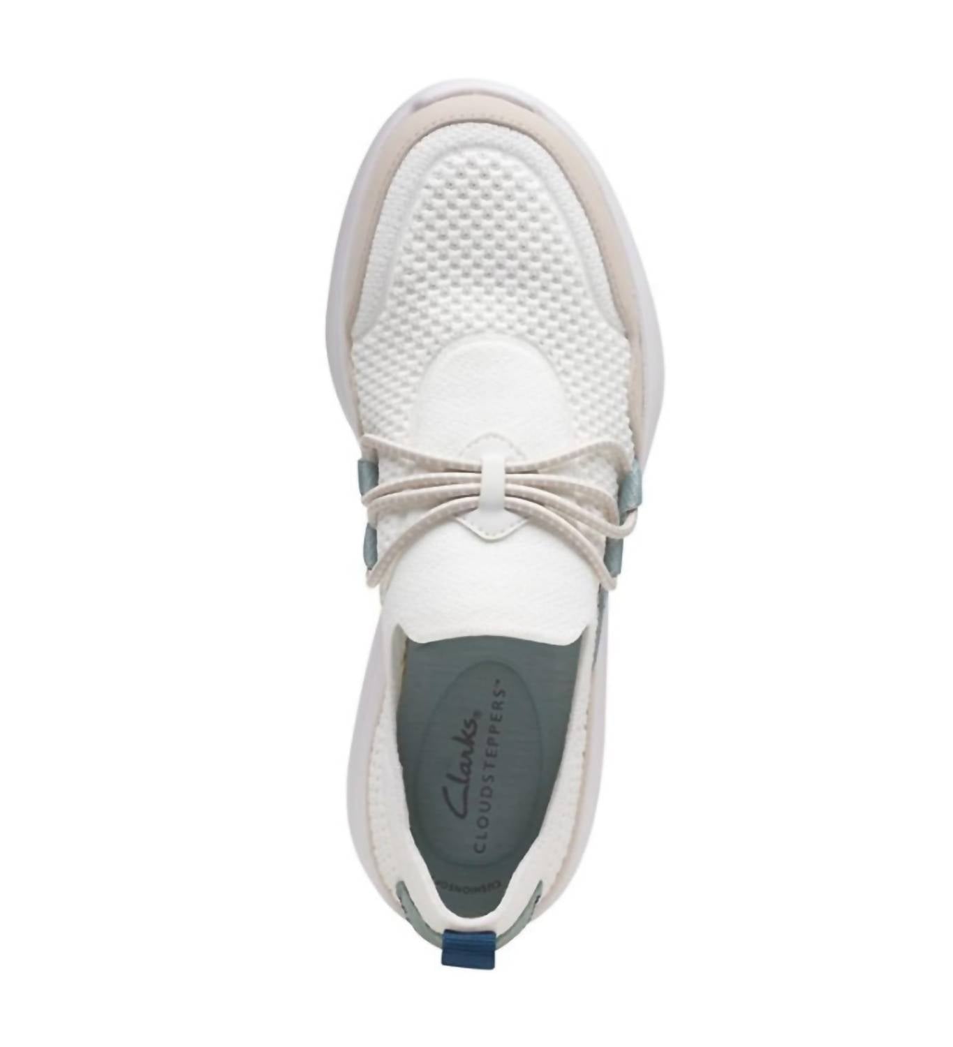 Clarks Women's Ezera Run Loafer in white combi - women's flats - view 6