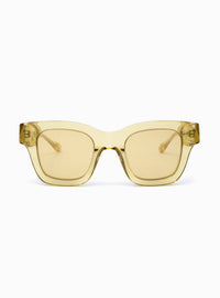 Aperçu Eyewear Women's Le Carré Sunglasses in d or - women's accessory - detail view