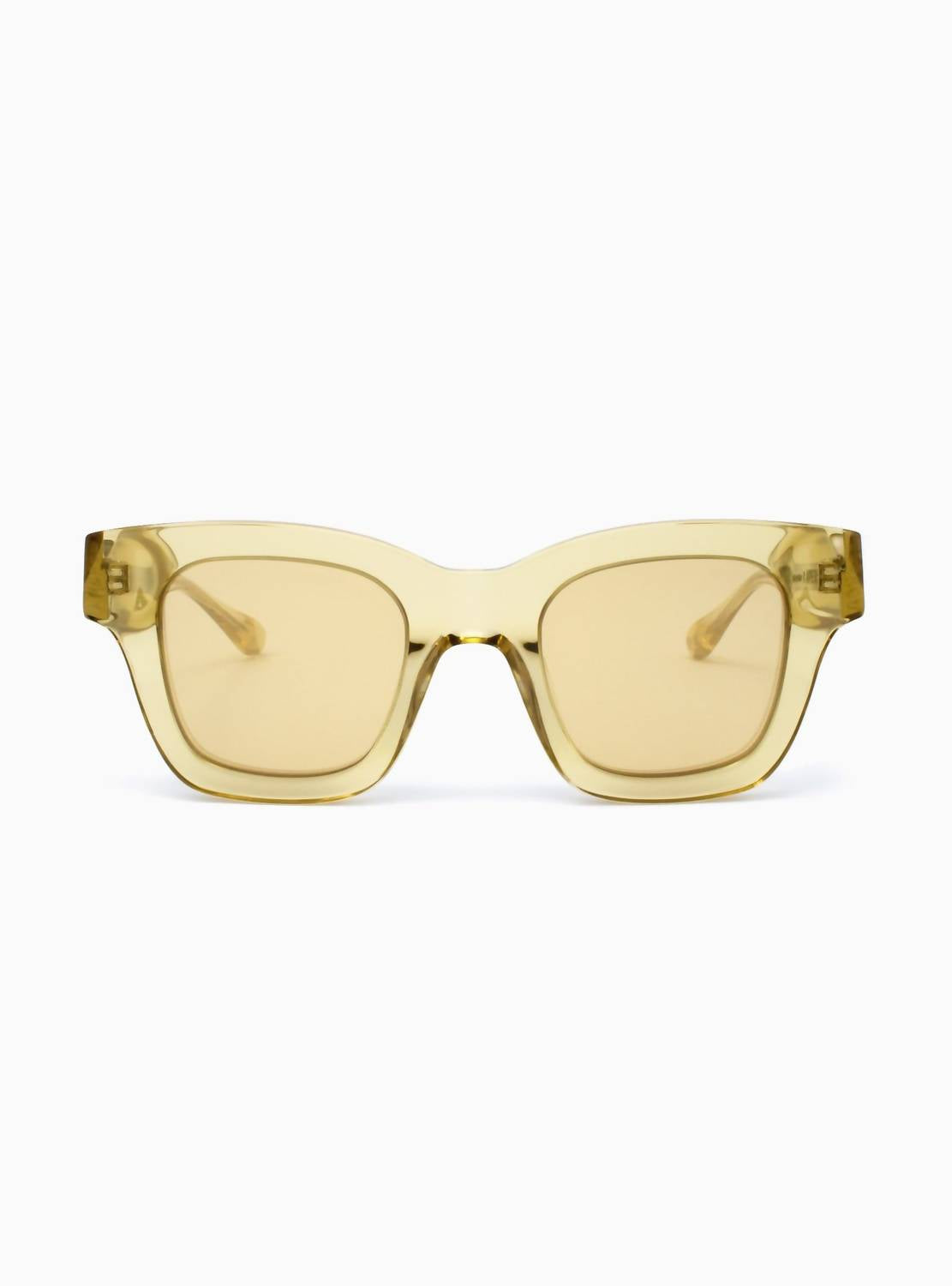 Aperçu Eyewear Women's Le Carré Sunglasses in d or - women's accessory - detail view