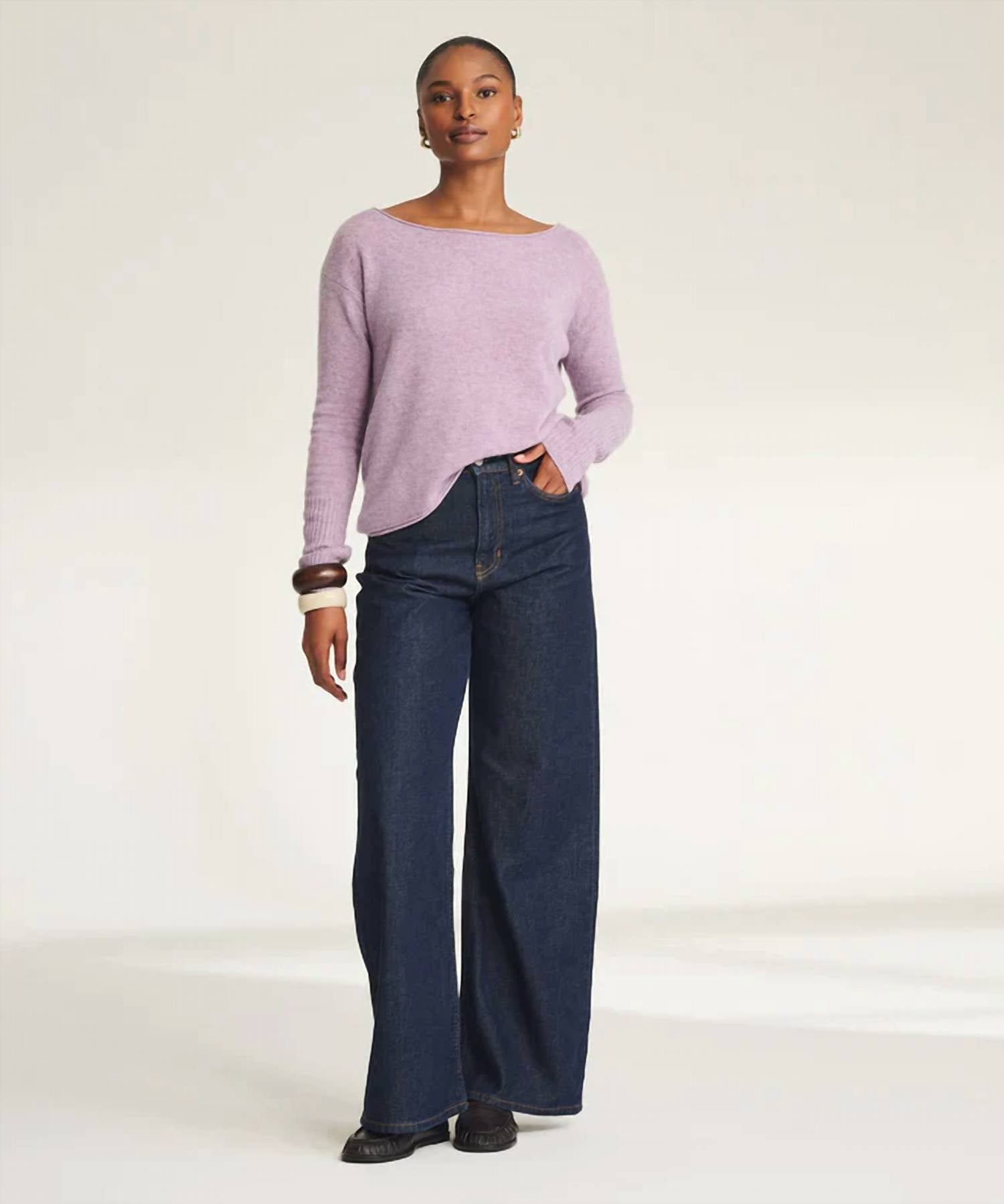 Naadam - Cashmere Boatneck Sweater