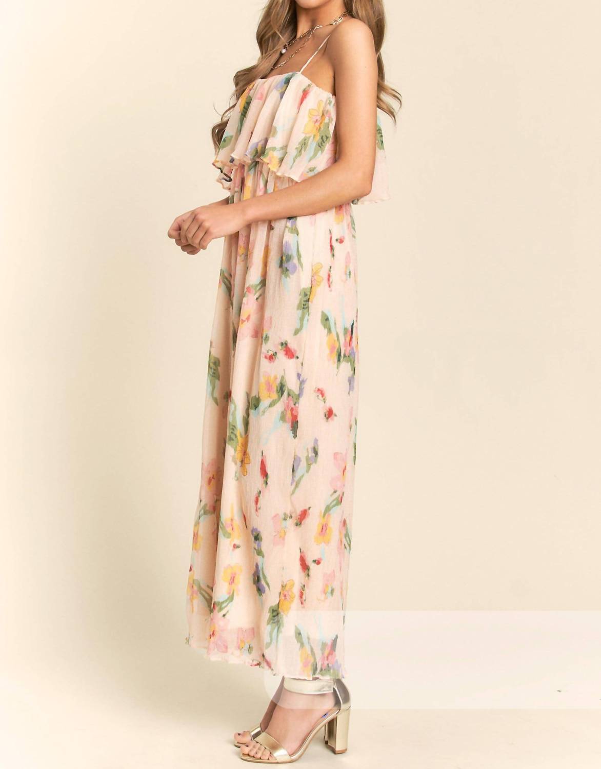 J.Nna - Megan Floral Jumpsuit