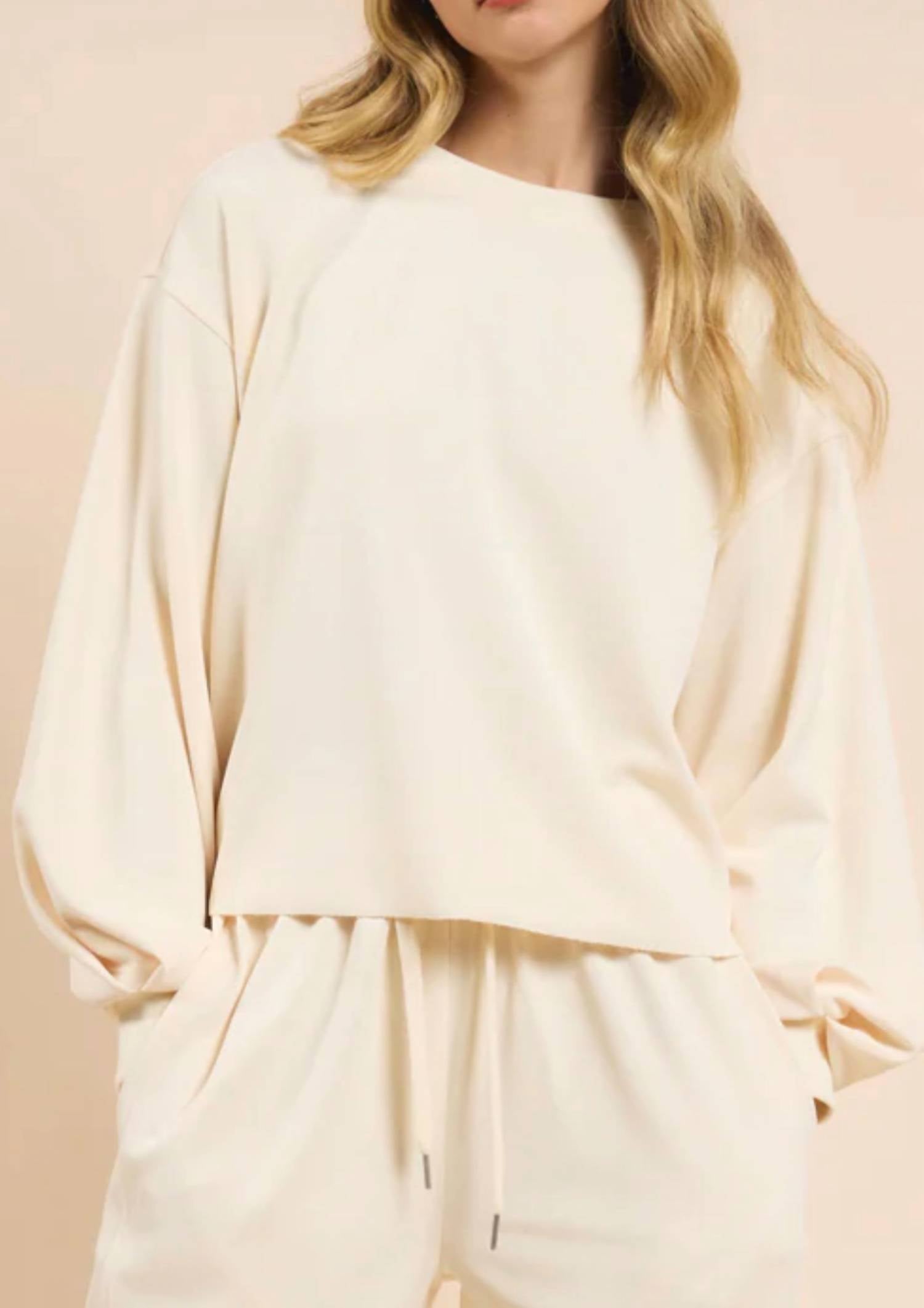 Sadie & Sage - White Noise Sweatshirt